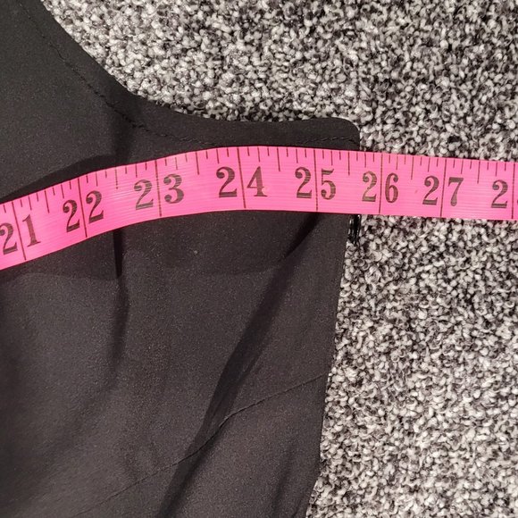 24/26 Black Ruffle Pin-up Wide Neck Dress 1960's Style 4X NWOT - Picture 8 of 10